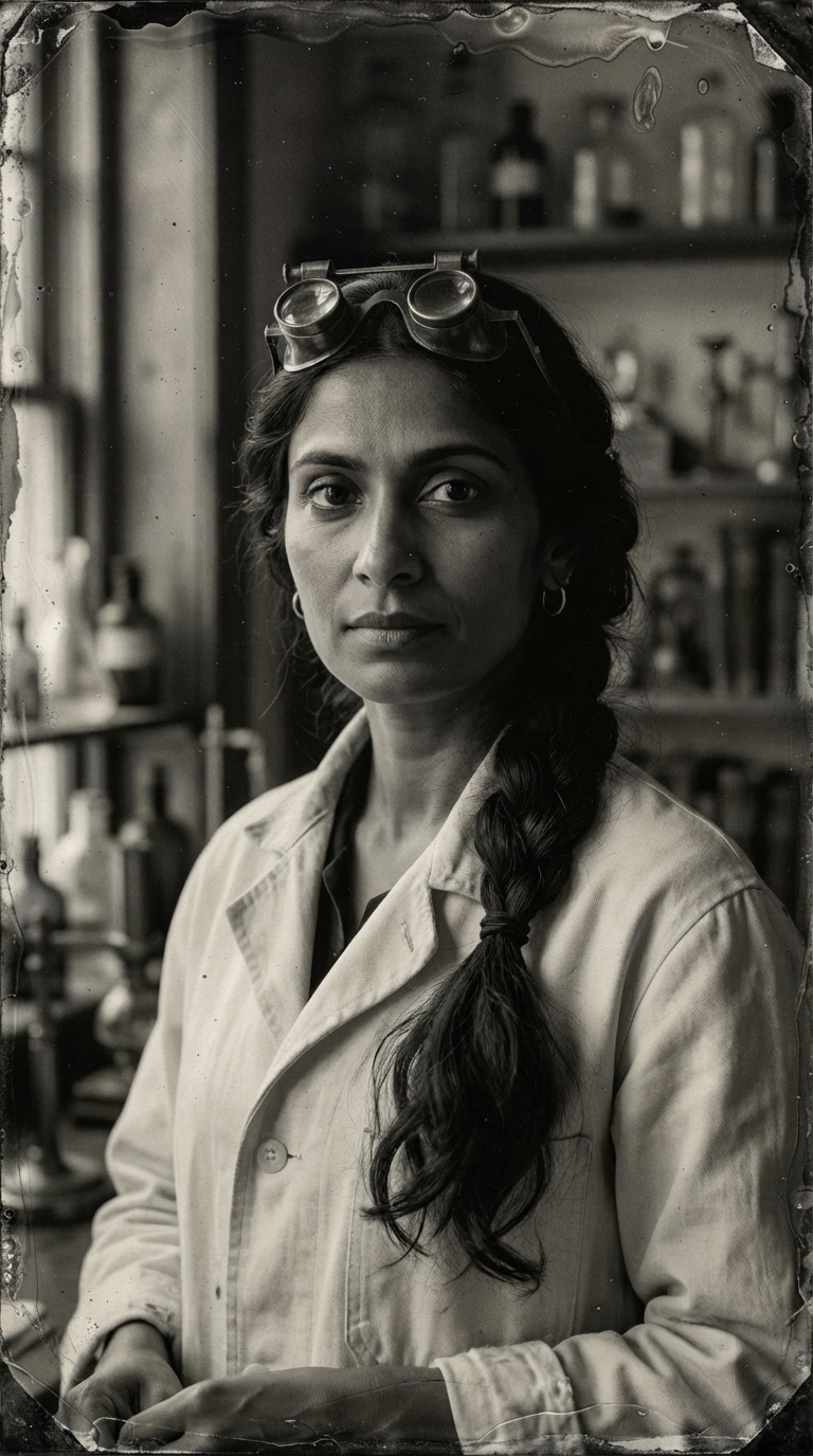 Ada-Rose Germain, portrait au collodion humide