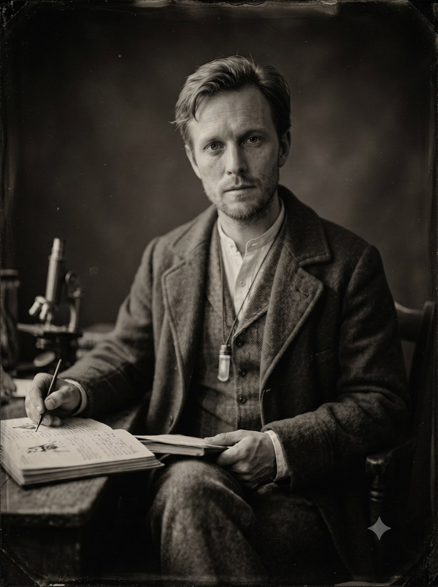 Antheaume Leblanc, portrait au collodion humide