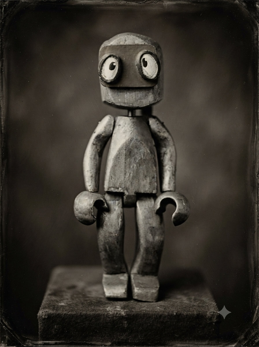 Robotheus, portrait au collodion humide