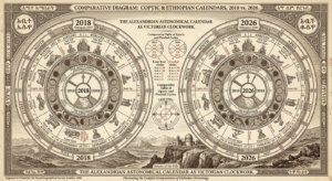 Calendriers copte et éthiopien, Nayrouz et Enkutatash — illustration Thadeus' Worlds