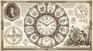 Calendrier républicain français, 1er Vendémiaire — illustration Thadeus' Worlds
